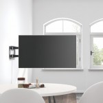 Fits Samsung TV model QE65Q8FAMT Black Swivel & Tilt TV Bracket